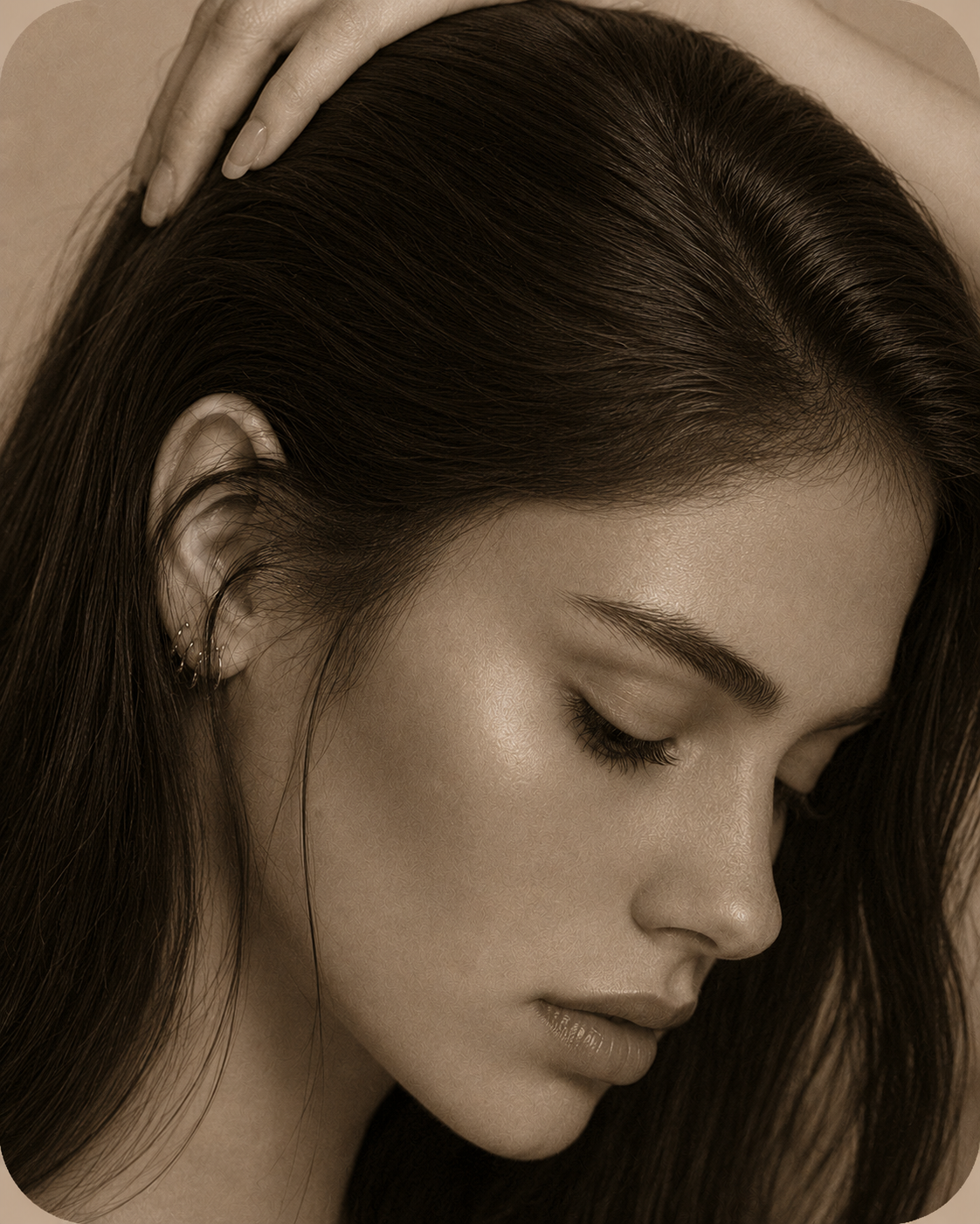 Restored hair density after PRP and mesotherapy course
