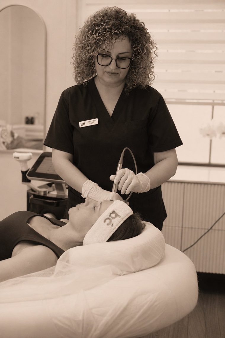 Fractora treatment session