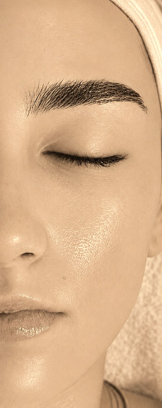 Dehydrated skin after